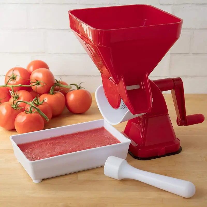 Effortless Tomato Juicer β Hand-Powered with Secure Base for Fresh Juice
