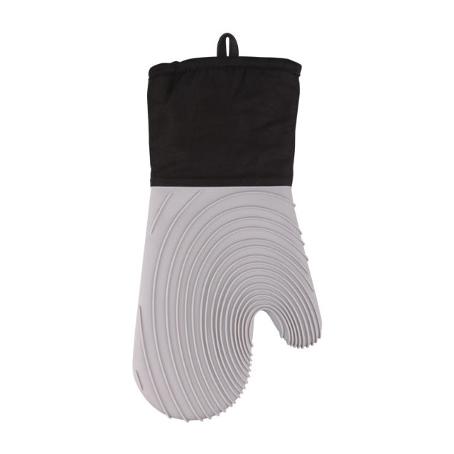 Silicone heat insulation gloves, microwave anti-scalding gloves, kitchen high temperature resistant gloves, thickened microwave baking gloves