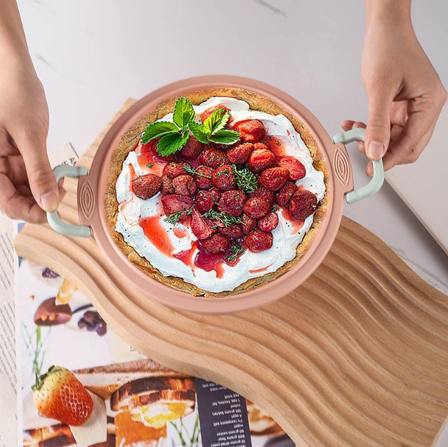 Silicone air fryer baking pan cake mold, high temperature resistant, easy to release, round household baking tool
