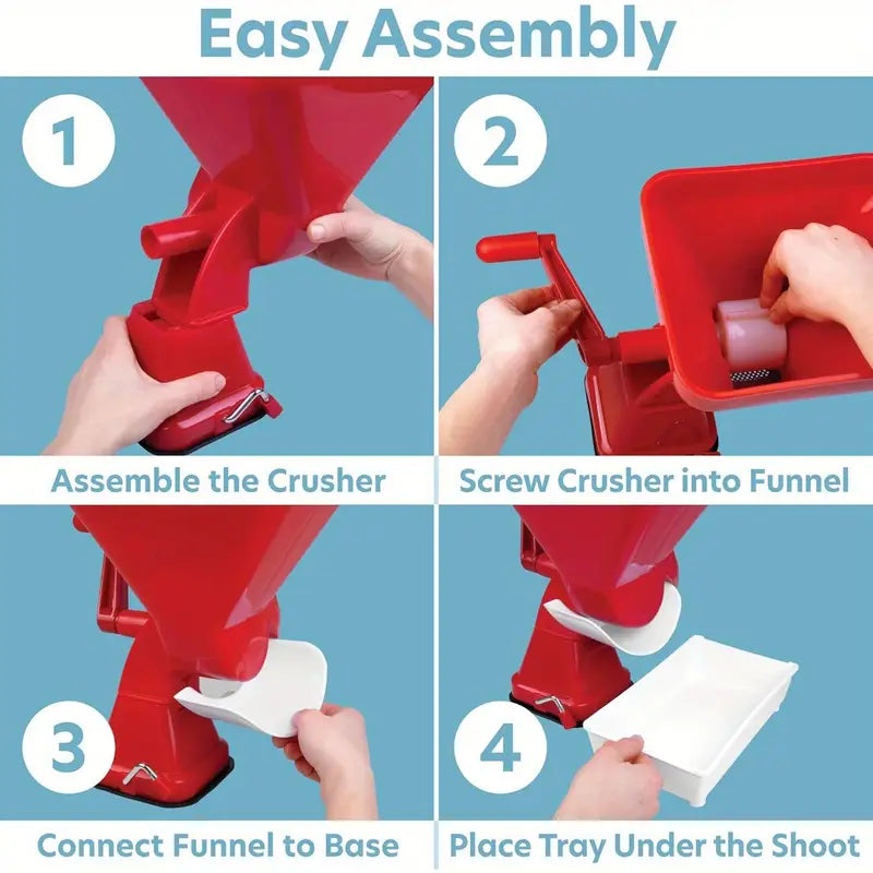 Effortless Tomato Juicer β Hand-Powered with Secure Base for Fresh Juice