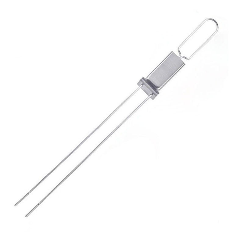 BBQ barbecue fork outdoor portable barbecue fork skewers barbecue needle barbecue fork stainless steel barbecue skewers