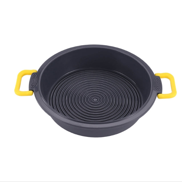 Silicone air fryer baking pan cake mold, high temperature resistant, easy to release, round household baking tool