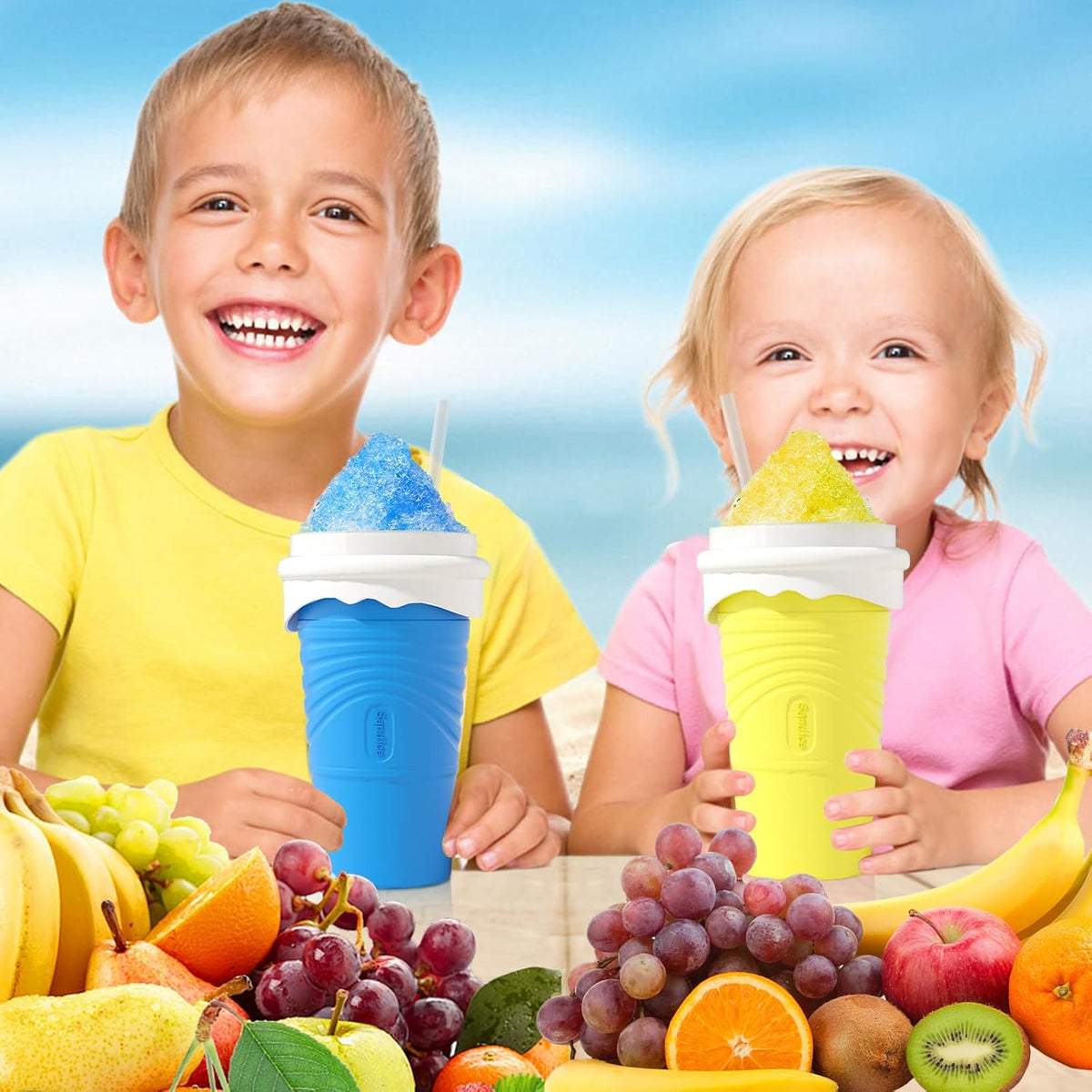 Homemade outdoor beverage smoothie cup silicone quick ice making refrigeration cup