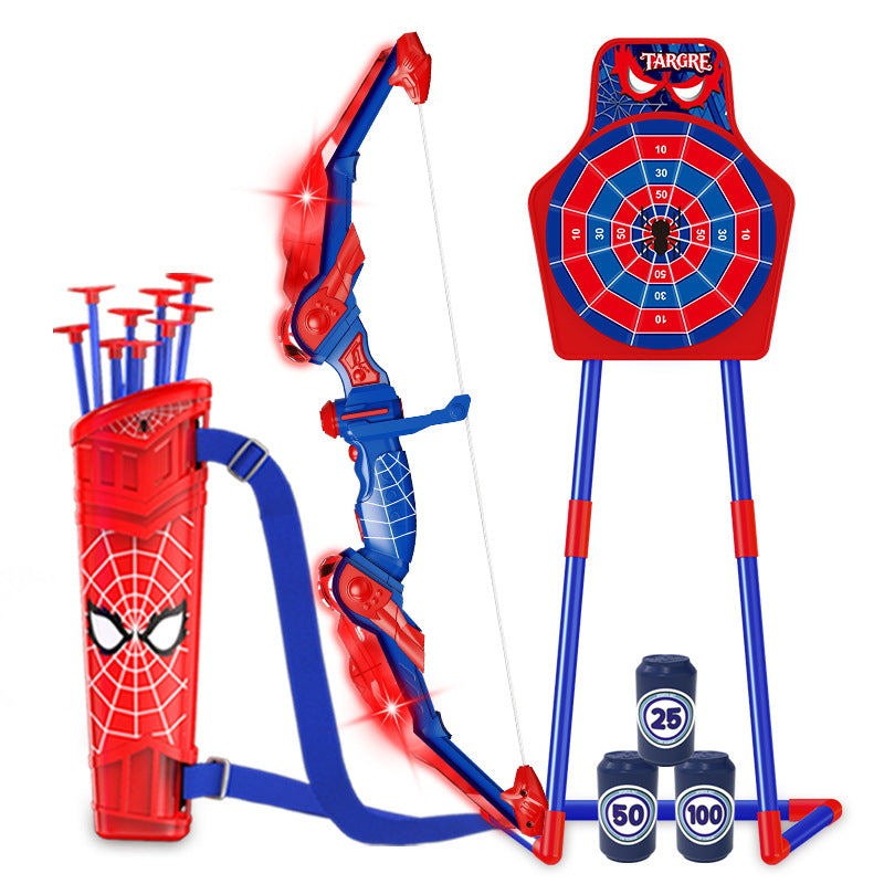 Bow and Arrow for Kids, LED Light Up Archery Set, Indoor Outdoor Sport Gifts for Boys Girls Ages 4-12