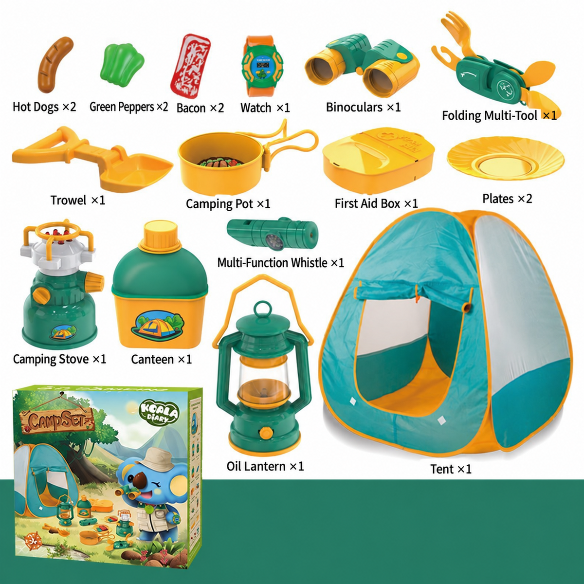 Kids Explorer Kit with Safari Vest & Hat for 7-12 Year Old Boys & Girls