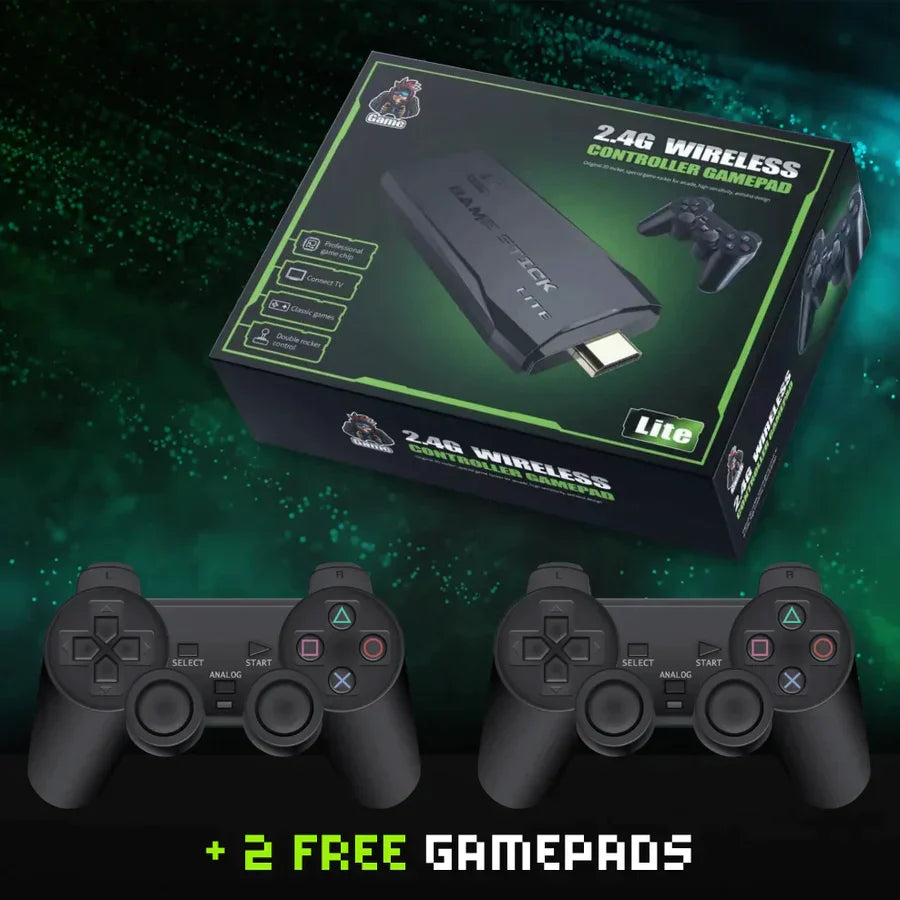 NOSTALGIASTICK CONSOLE (2 FREE GAMEPADS TODAY ONLY)