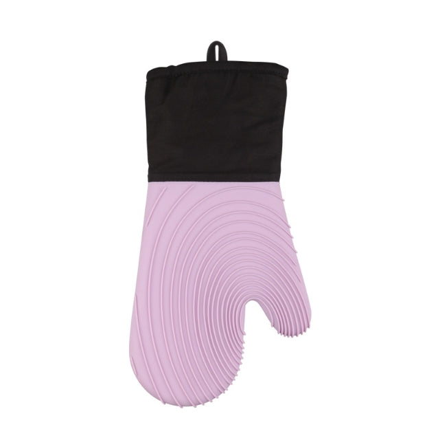 Silicone heat insulation gloves, microwave anti-scalding gloves, kitchen high temperature resistant gloves, thickened microwave baking gloves