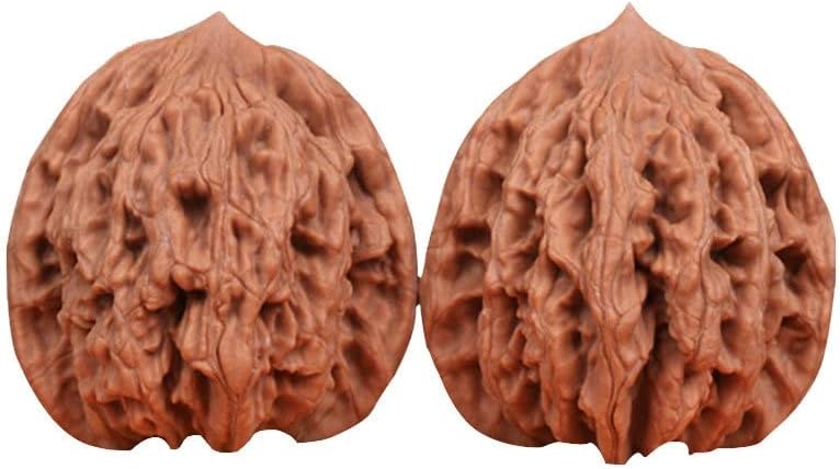 Generic Walnut Massage Ball, 39mm, 2 Pack, Natural Wenwan Walnut, Color Changes Over Time, Manual/Hand-Powered, Cordless, New, Pain Relief, Muscle Therapy, Stress Relief