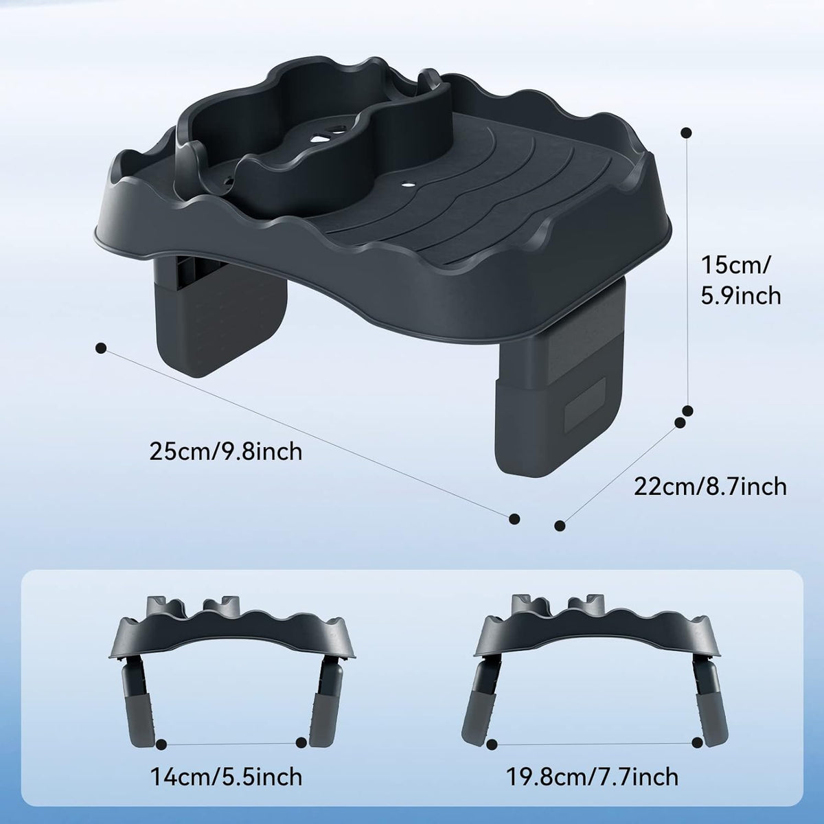 Inflatable Pool Cup Holder Adjustable Non-Slip Hot Tub Tray