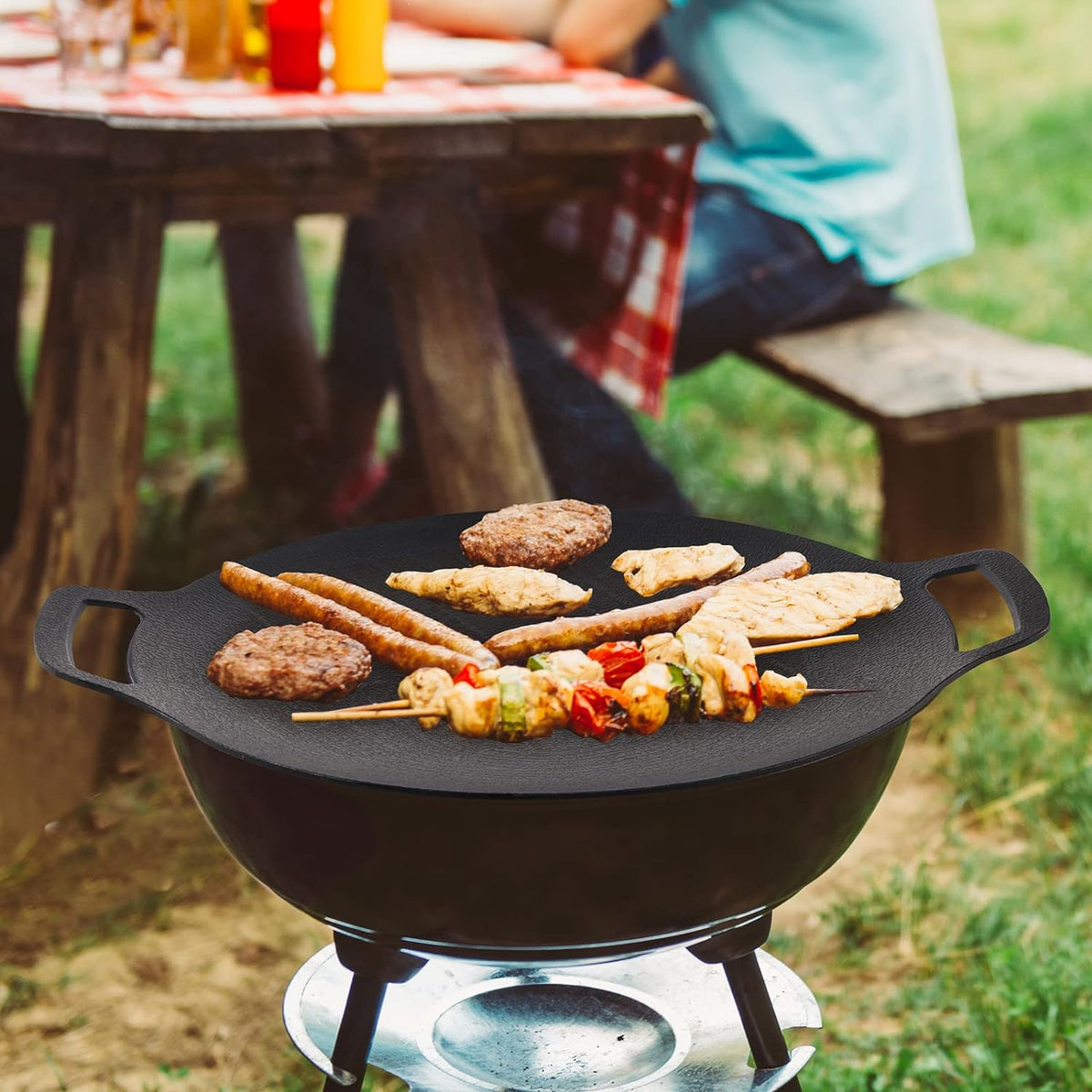 Korean Grill Pan with Nonstick 6-Layer Coating