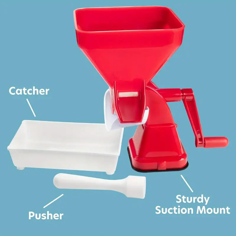 Effortless Tomato Juicer – Hand-Powered with Secure Base for Fresh Juice