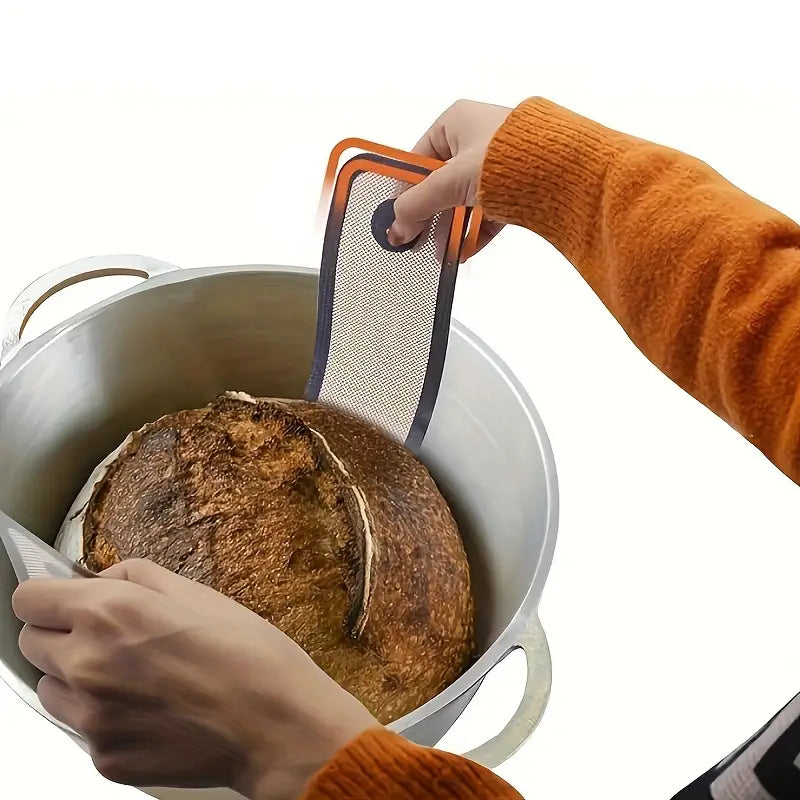 Air fryer long handle bread baking sling baking mat dough transfer mat