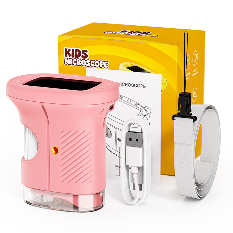 1000X Digital Handheld Microscope for Kids Portable Outdoor Toys & Gifts