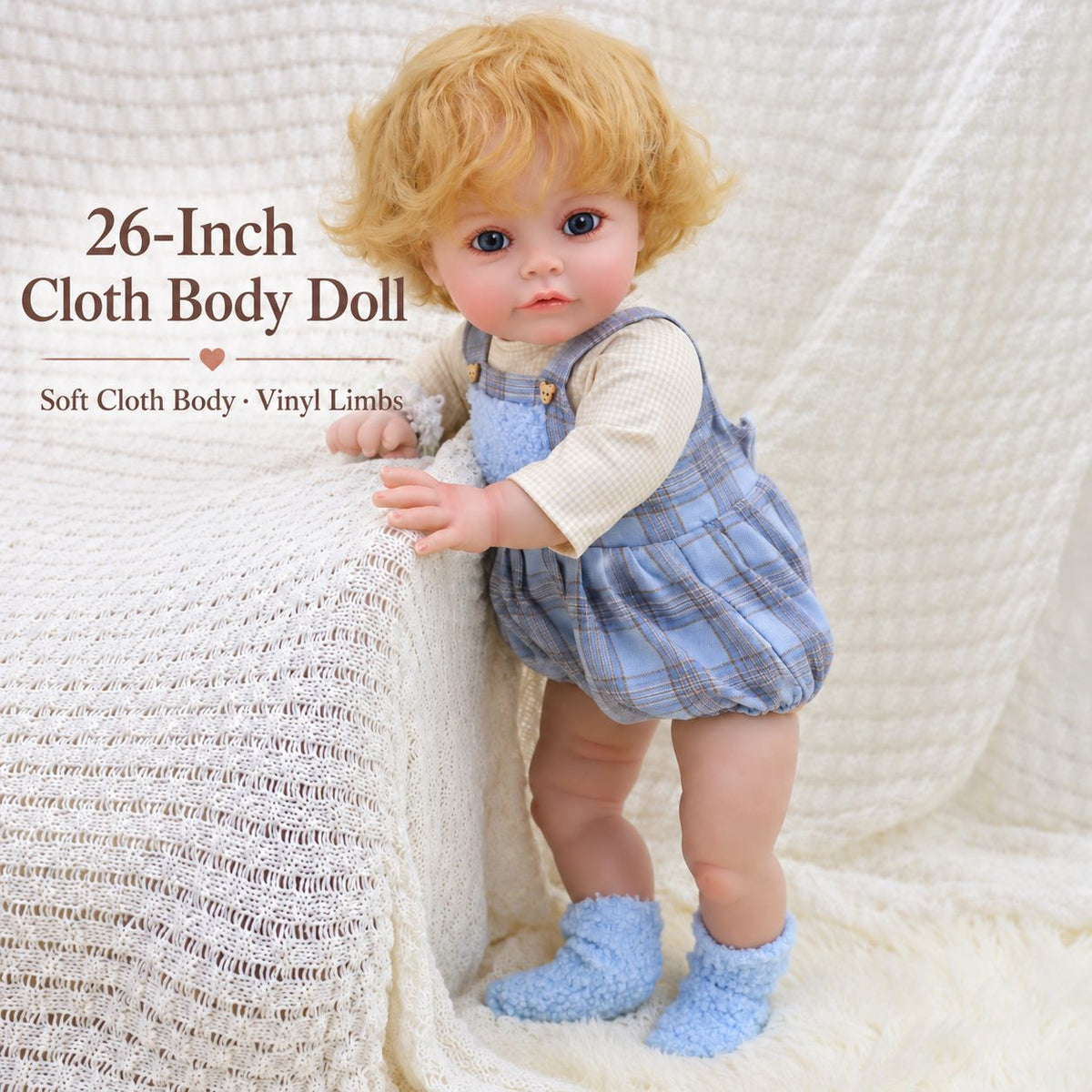26-inch Reborn baby doll with vinyl limbs and cloth body – a hot-selling item for cross-border e-commerce on Amazon
