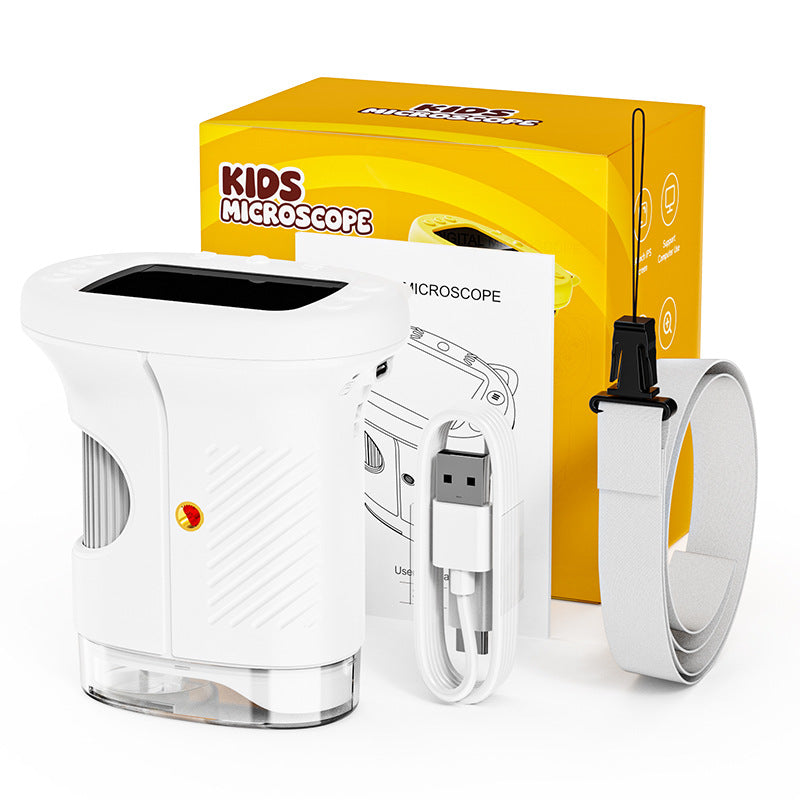 1000X Digital Handheld Microscope for Kids Portable Outdoor Toys & Gifts