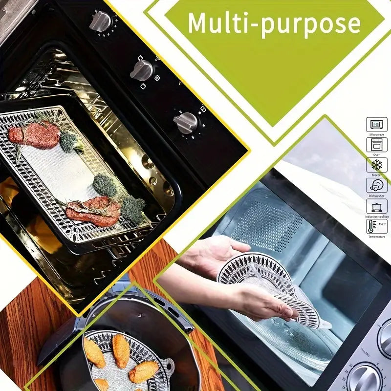 Anti-slip and easy-to-clean protective mat, high temperature resistant silicone induction cooker anti-fouling mat, induction cooker silicone mat