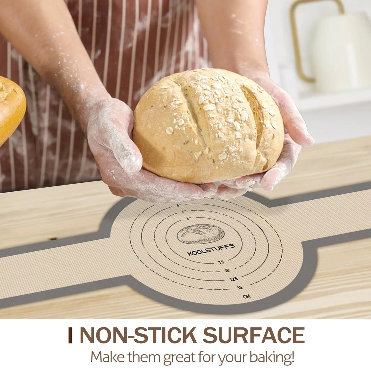 Air fryer long handle bread baking sling baking mat dough transfer mat